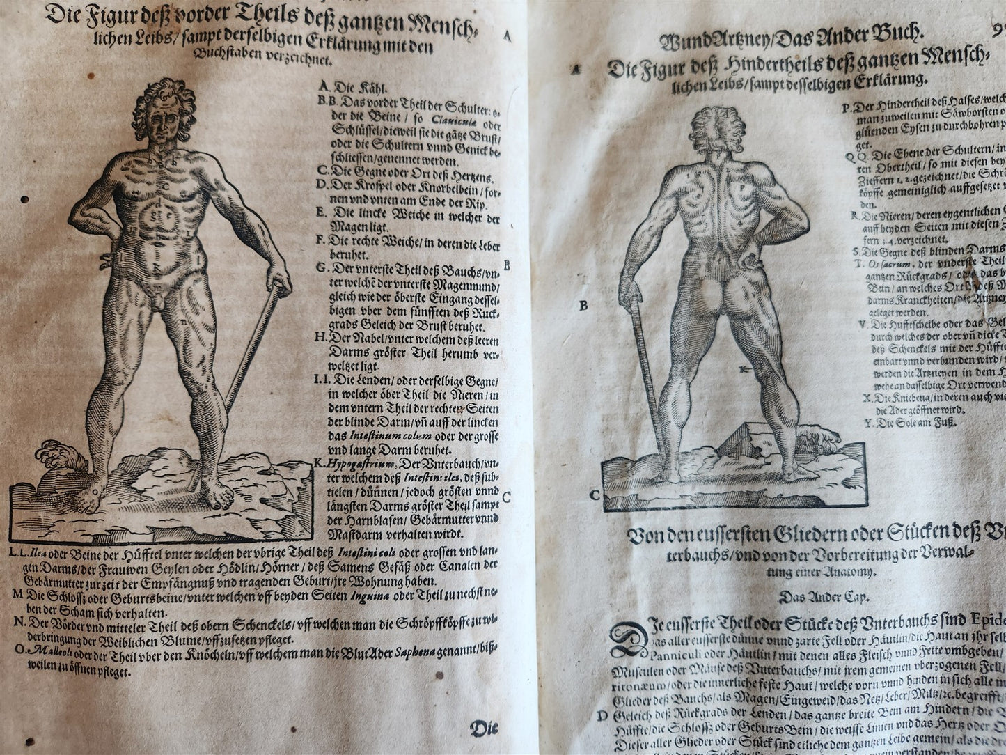 1601 WOUND MEDICINE antique ILLUSTRATED WundArtzney oder Artzney spiegell FOLIO