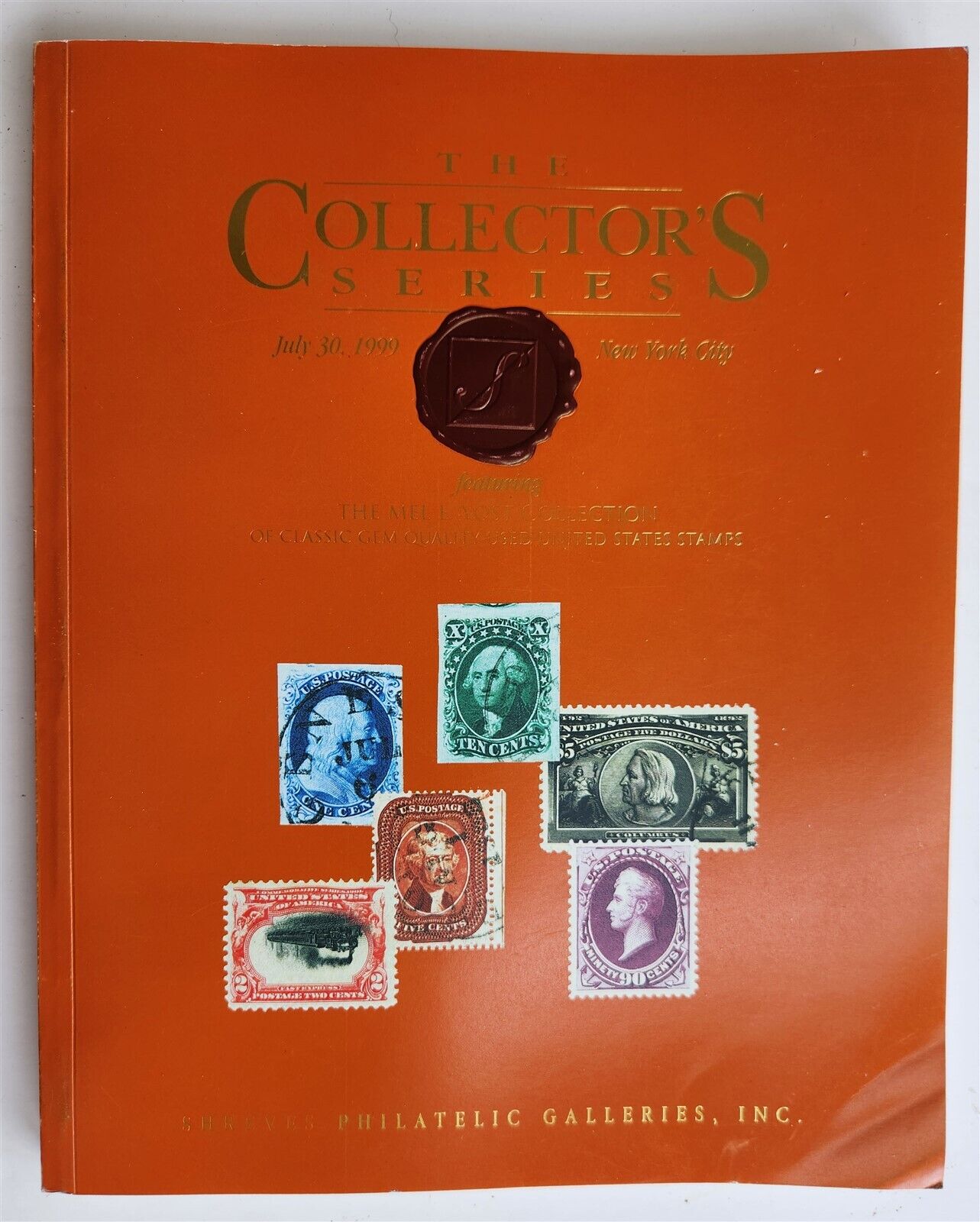 PHILATELIC STAMPS MEL E.YOST COLLECTION SHREVES AUCTION CATALOG 1999