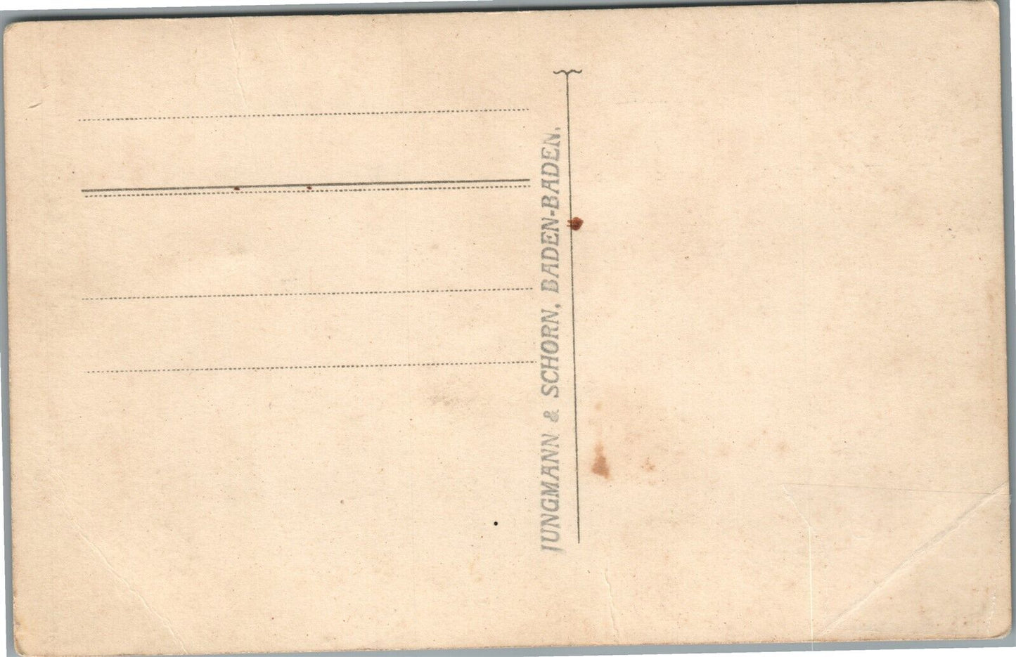 GERMAN WWII ERA MILITARY in BADEN BADEN ANTIQUE REAL PHOTO POSTCARD RPPC