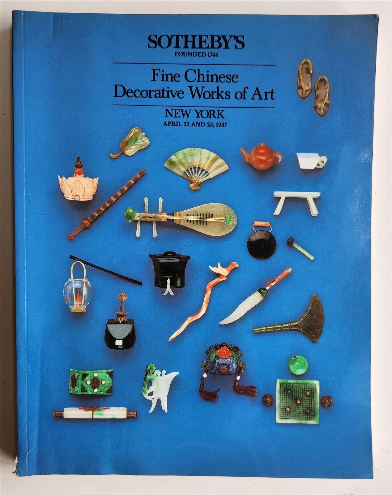 CHINESE WORKS OF ART SOTHEBY'S AUCTION CATALOG 1987