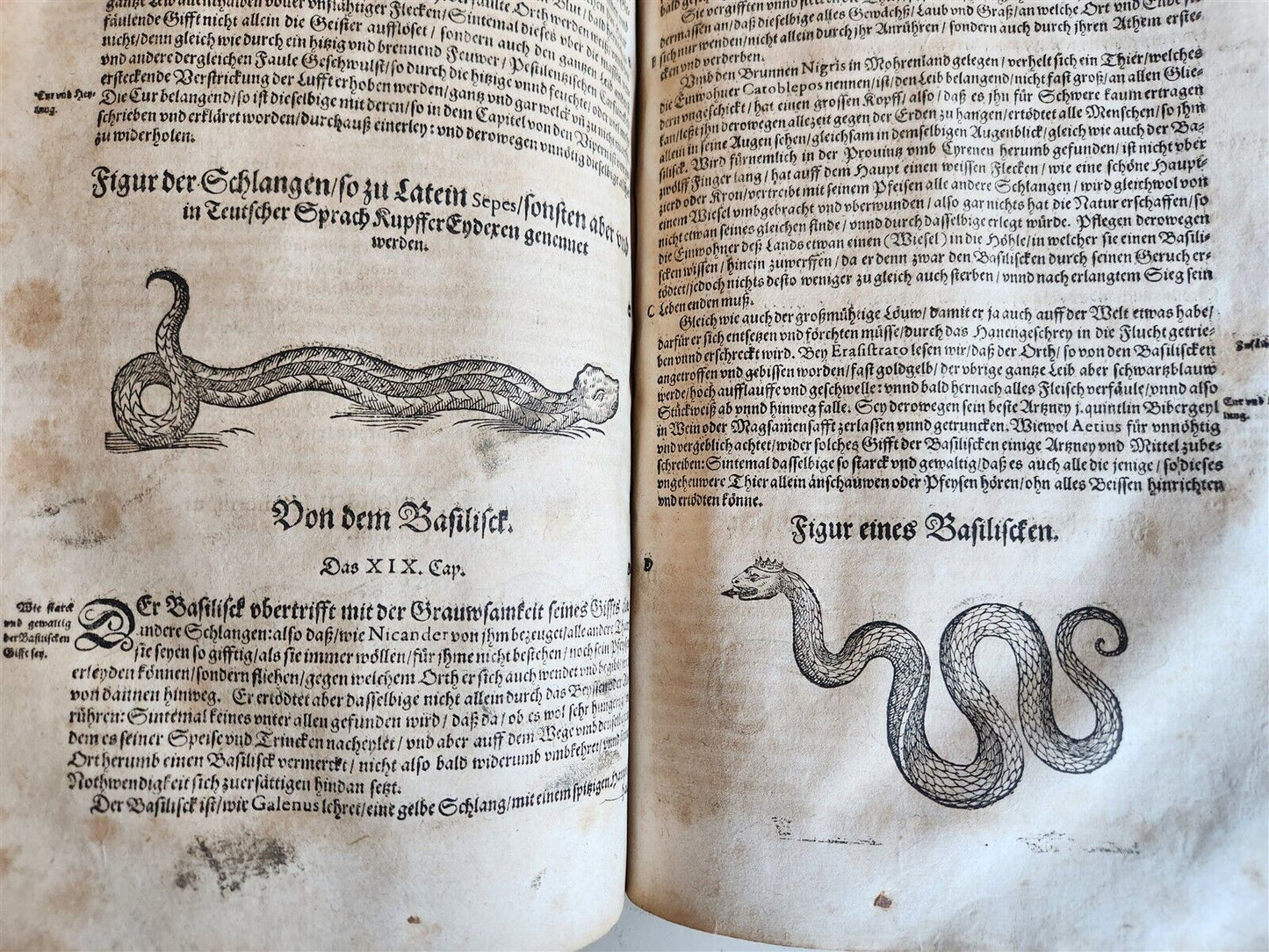 1601 WOUND MEDICINE antique ILLUSTRATED WundArtzney oder Artzney spiegell FOLIO
