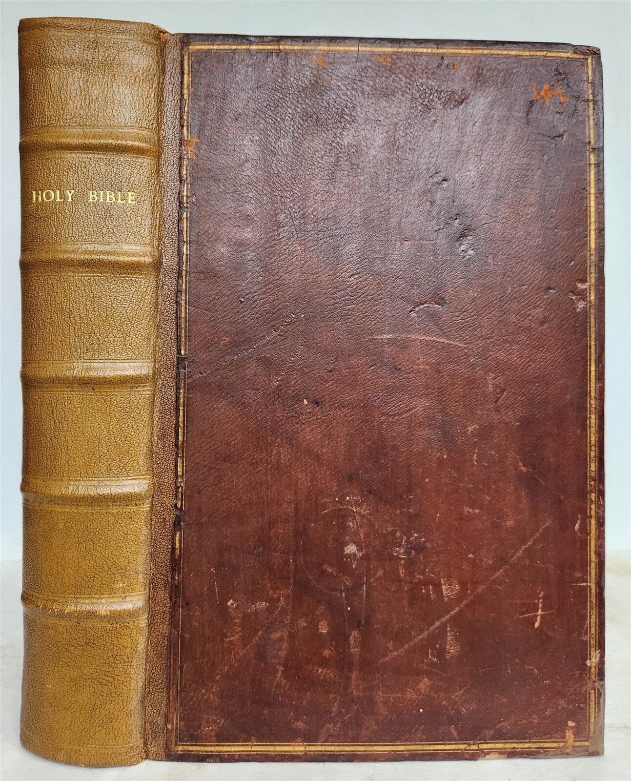 1688 BIBLE in ENGLISH FOLIO antique OLD & NEW TESTAMENT 17th CENTURY Oxford