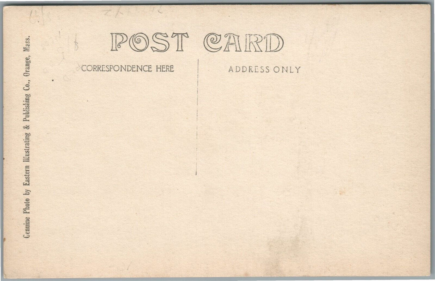 BRIGHTON ME GENERAL VIEW ANTIQUE REAL PHOTO POSTCARD RPPC