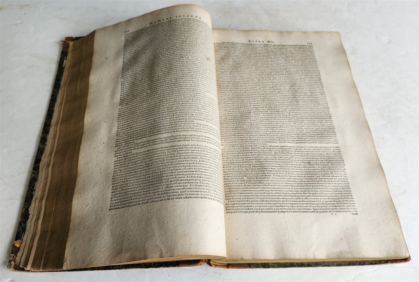 1606 HOMER ILLIAD & ODYSSEY antique in LATIN & GREEK early 17th CENTURY FOLIO