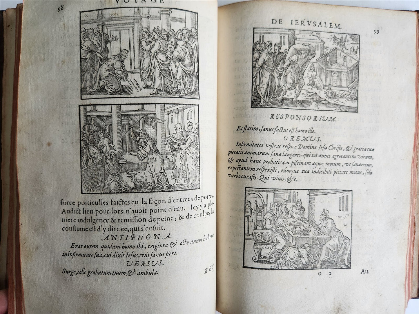 1573 VOYAGE to JERUSALEM & HOLY LAND PLACES antique FULLY ILLUSTRATED w/ MAPS
