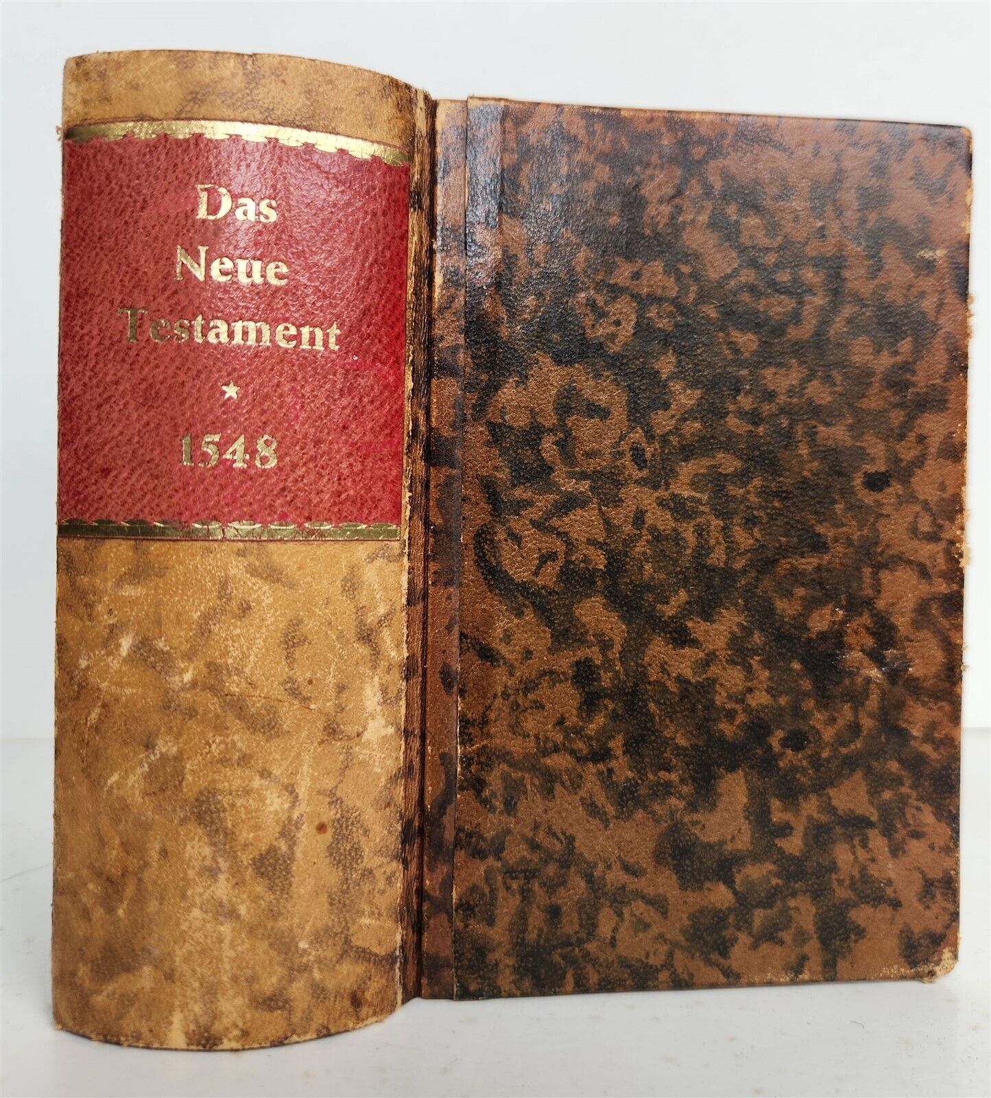 1548 BIBLE IN LATIN ILLUSTRATED antique 16th CENTURY NEW TESTAMENT rare