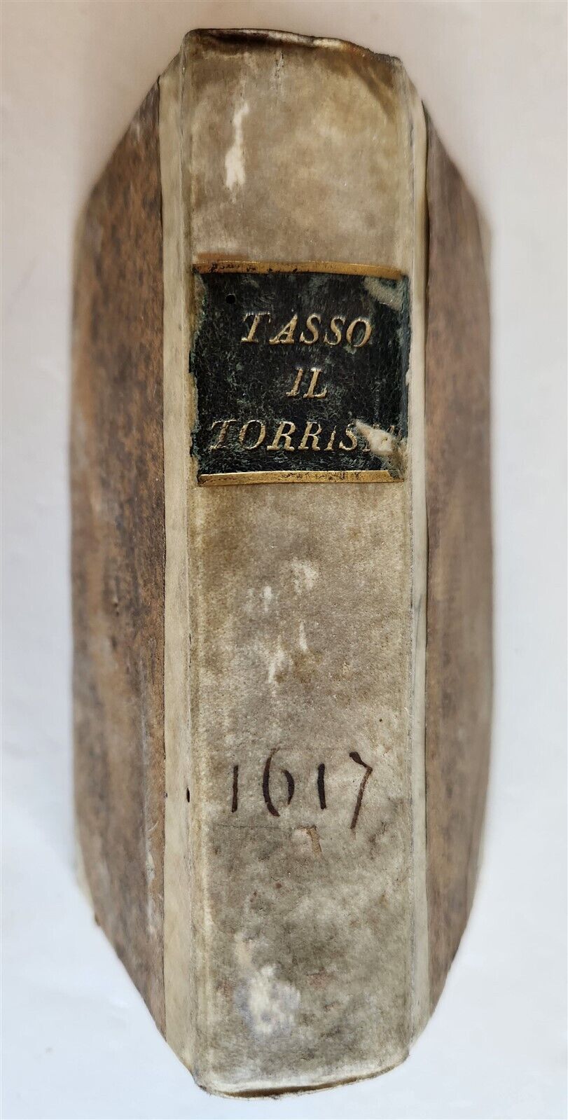 1617 IL RE TORRISMONDO TRAGEDIA DEL S.TORQUATO TASSO antique in ITALIAN