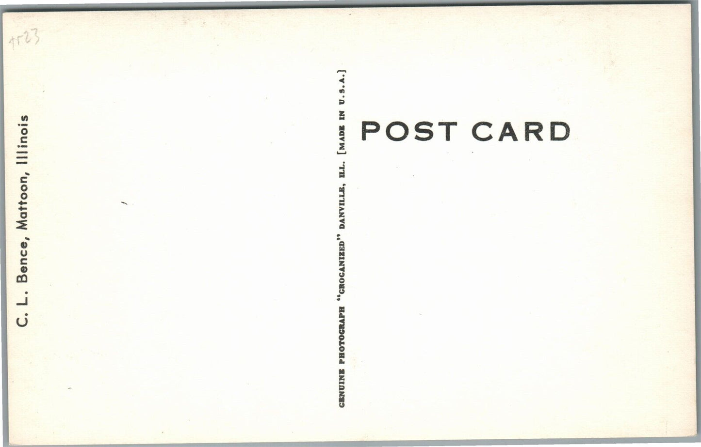 WINDSOR IL HIGH SCHOOL VINTAGE REAL PHOTO POSTCARD RPPC