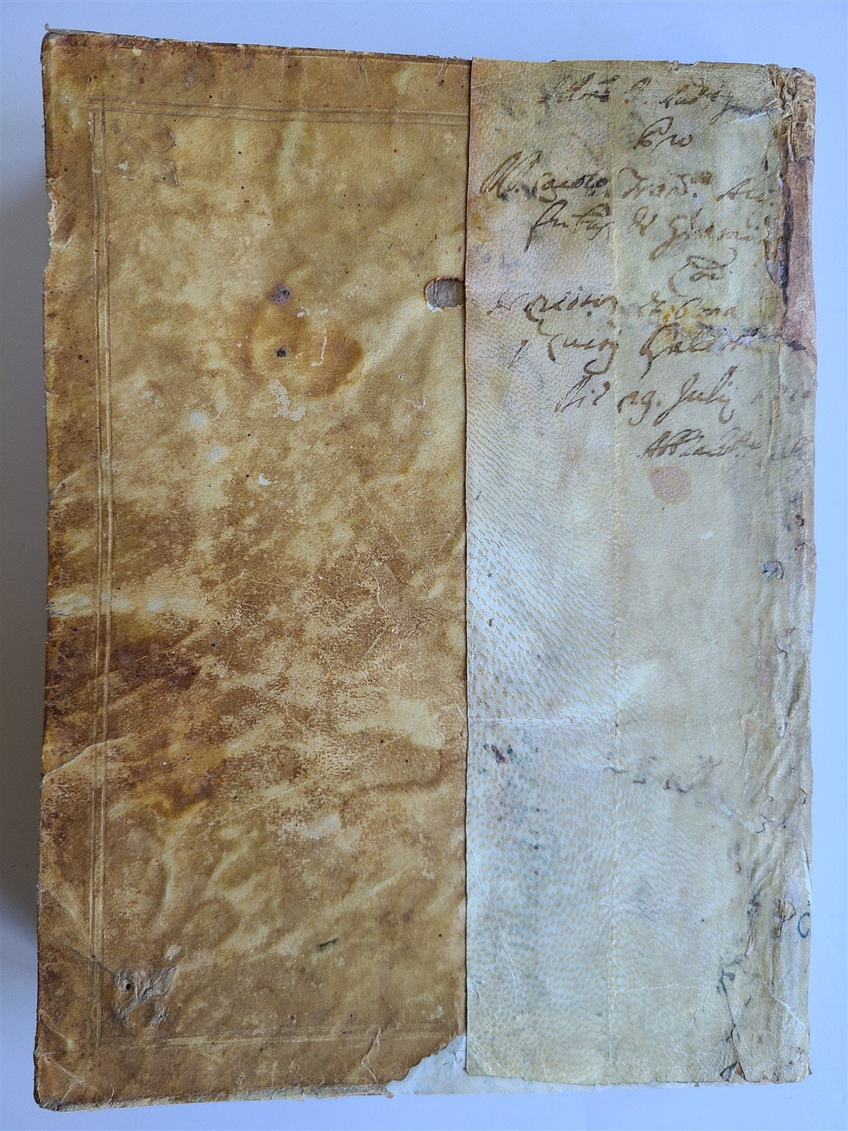 1571 DISCOURSE on ANCIENT RELIGION of ROMANS antique ILLUSTRATED VELLUM BOUND