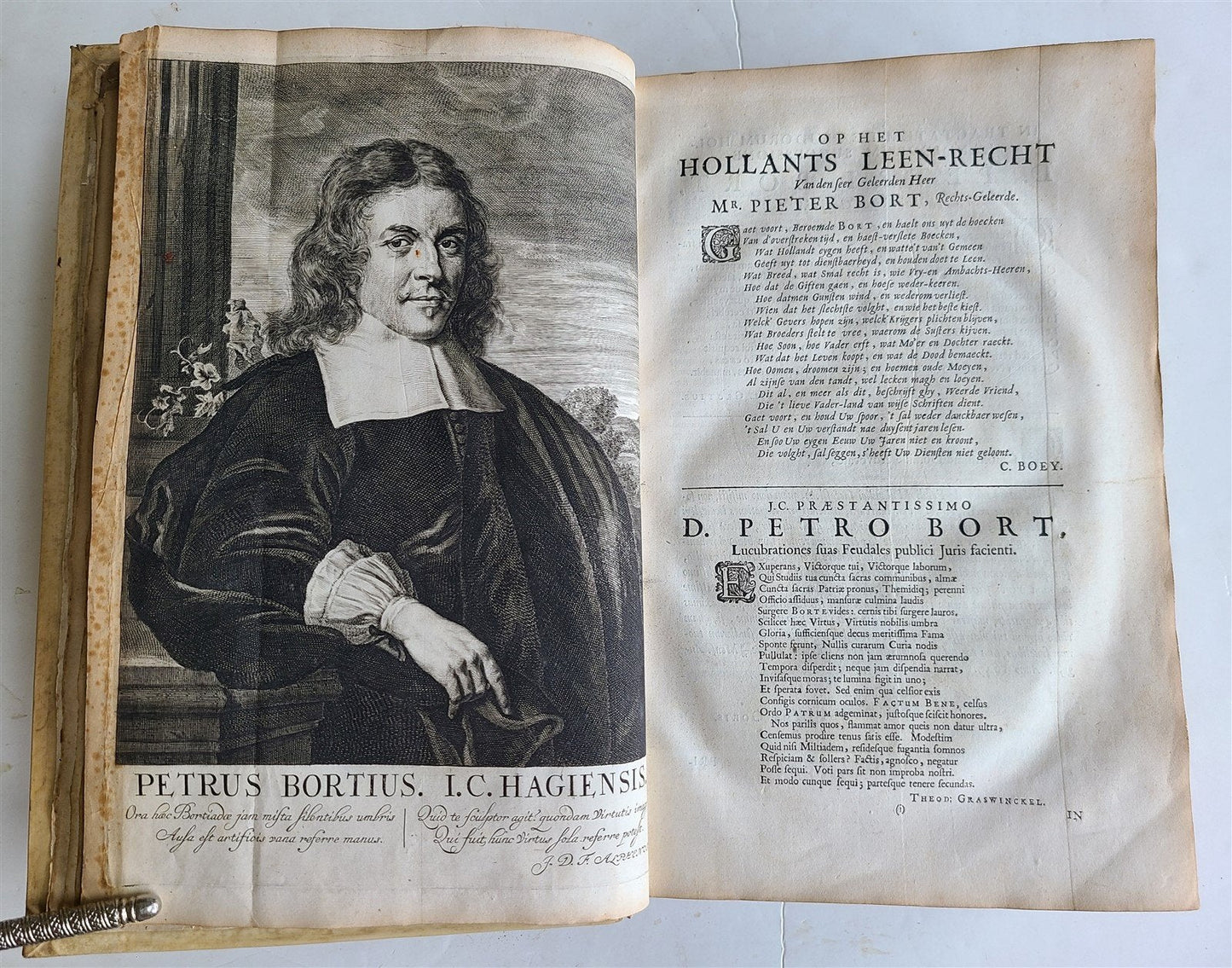 1688 DUTCH LAW BOOK antique VELLUM BOUND FOLIO 17th CENTURY
