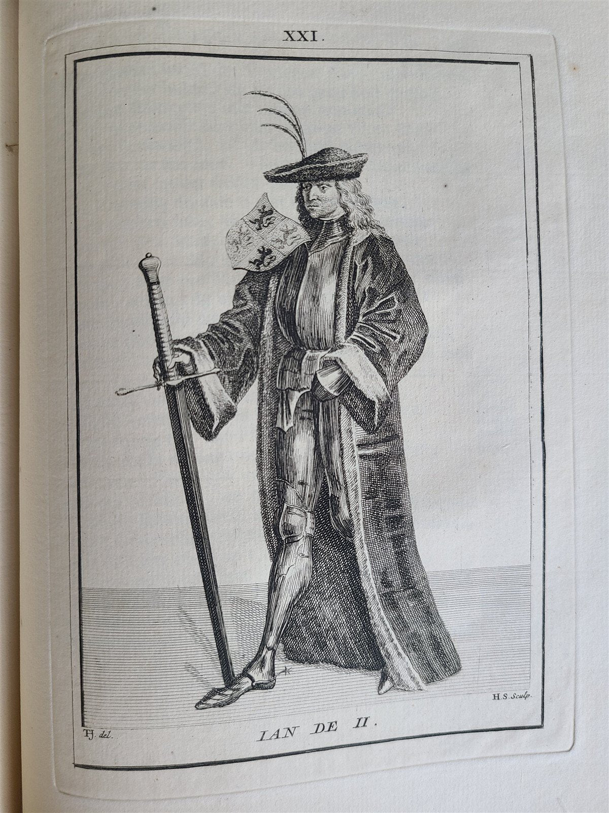 1745 NETHERLANDS HISTORY antique ILLUSTRATED w/ 32 PLATES De graaven van Holland
