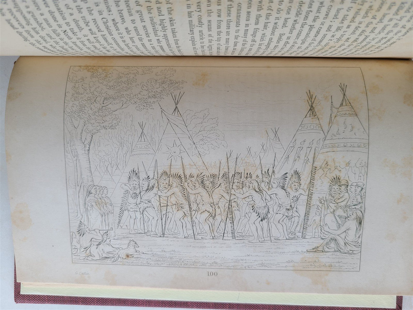 1844 LETTERS & NOTES on NORTH AMERICAN INDIANS CATLIN antique 2 VOLS illustrated