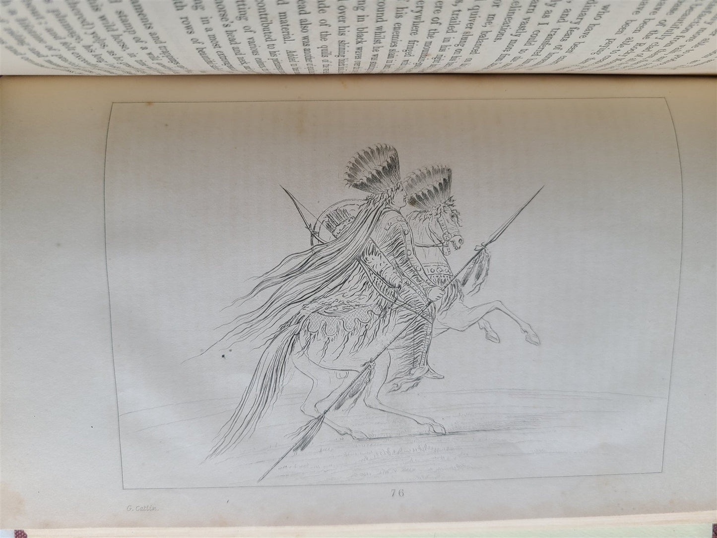 1844 LETTERS & NOTES on NORTH AMERICAN INDIANS CATLIN antique 2 VOLS illustrated