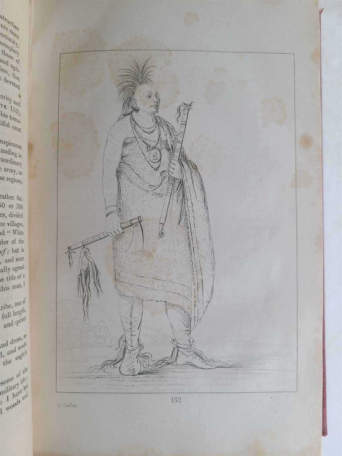 1844 LETTERS & NOTES on NORTH AMERICAN INDIANS CATLIN antique 2 VOLS illustrated