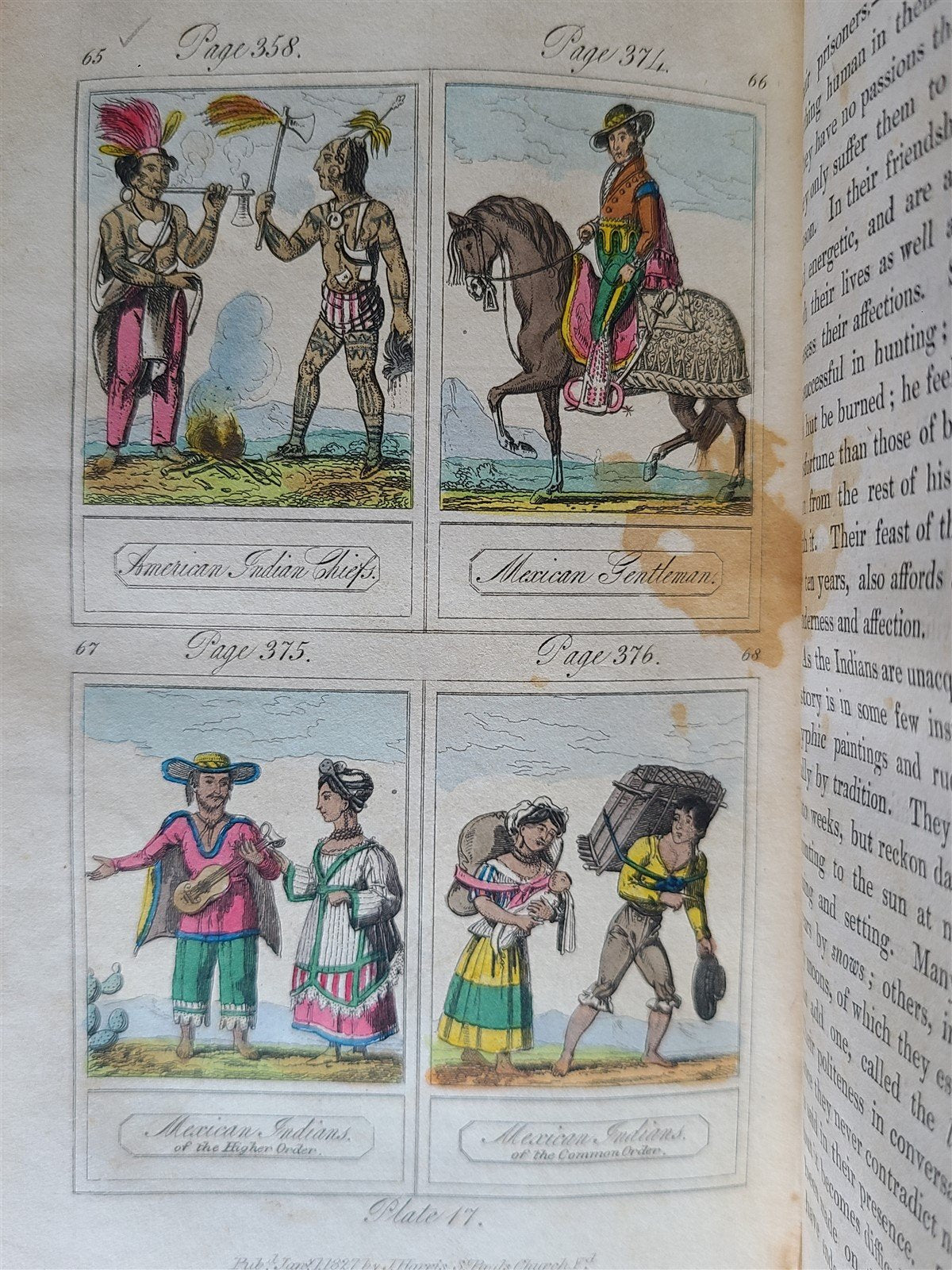 1827 COSMORAMA antique illustrated CHILDREN BOOK