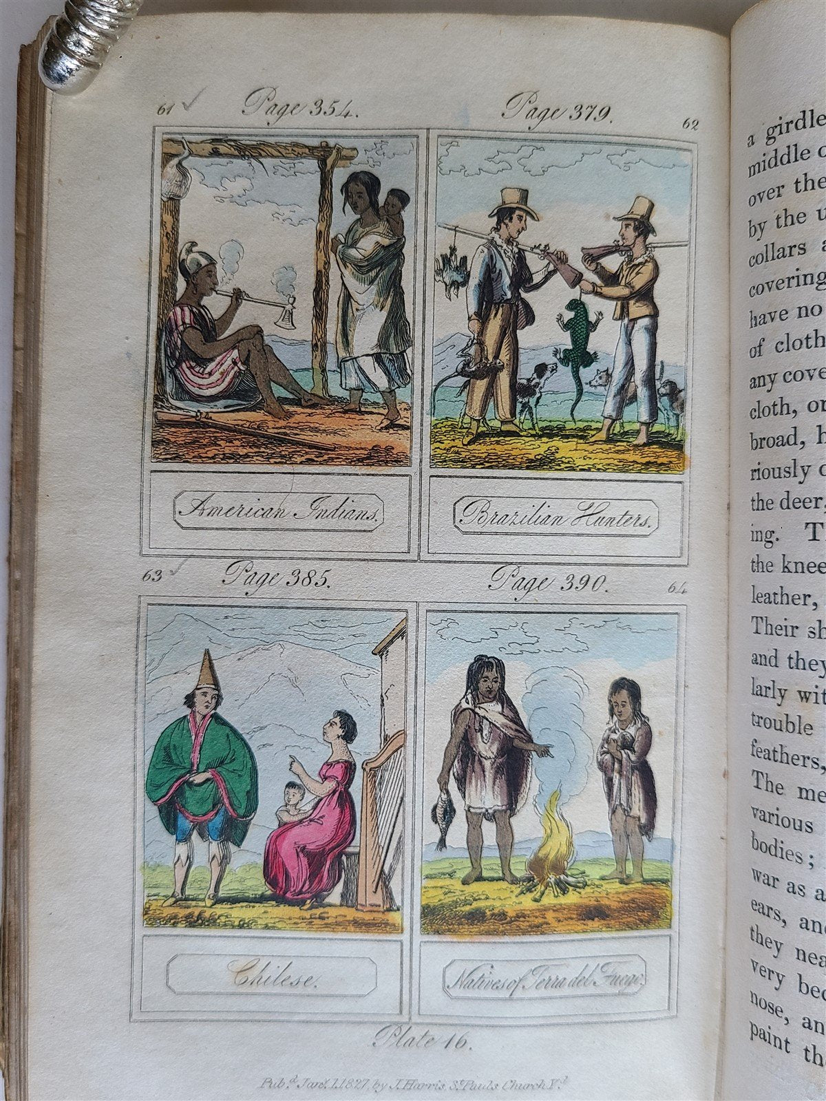 1827 COSMORAMA antique illustrated CHILDREN BOOK