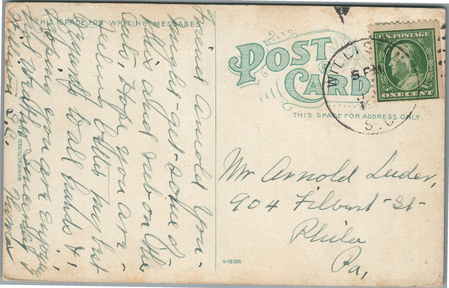 FLORIDA TURPENTINE PRODUCTION ANTIQUE POSTCARD