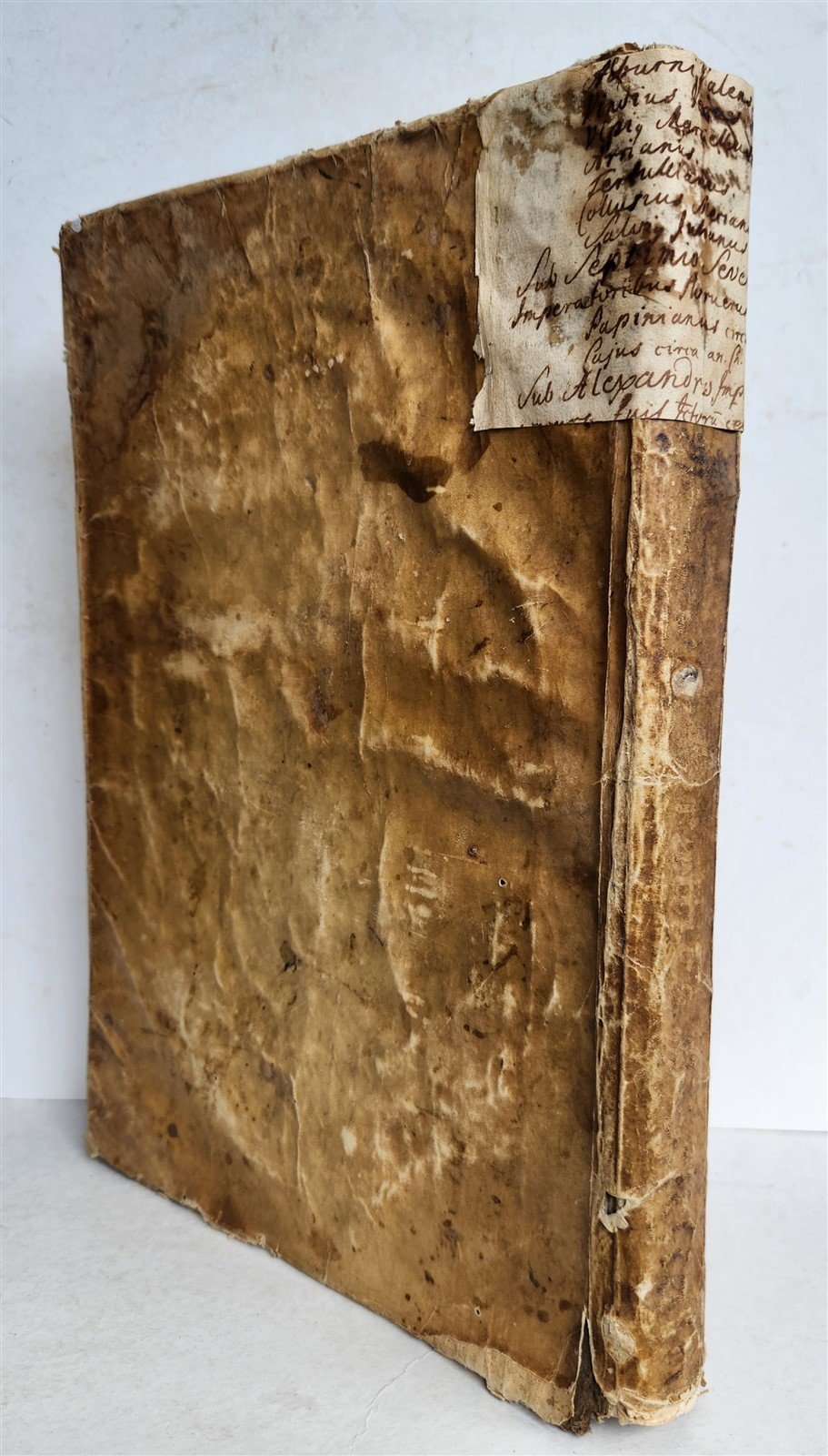 1709 PRATTICA ECCLESIASTICA CIVILE CRIMINALE antique VELLUM BOUND LAW BOOK FOLIO