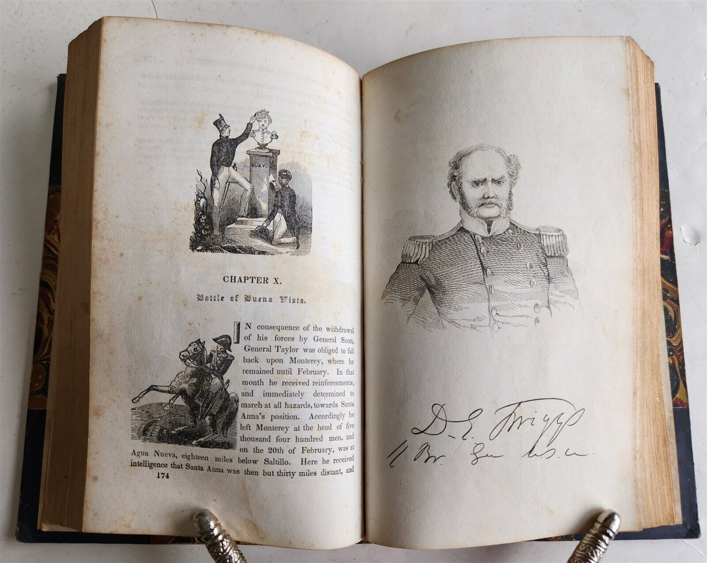 1847 LIFE of MAJOR GENERAL ZACHARY TAYLOR by JOHN FROST antique AMERICANA