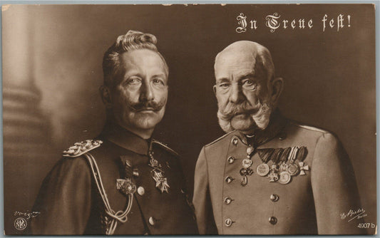 GERMAN KAISER WILHELM II WWI MILITARY ANTIQUE REAL PHOTO POSTCARD RPPC