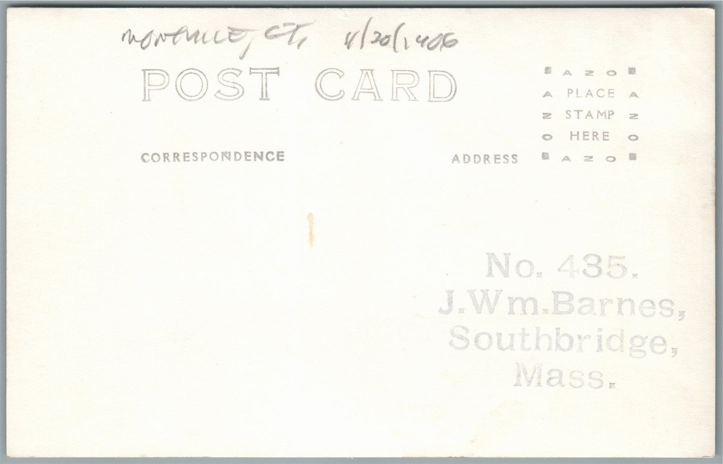 RAILROAD railway TRAIN WRECK MONTVILLE CT 1906 ANTIQUE REAL PHOTO POSTCARD RPPC