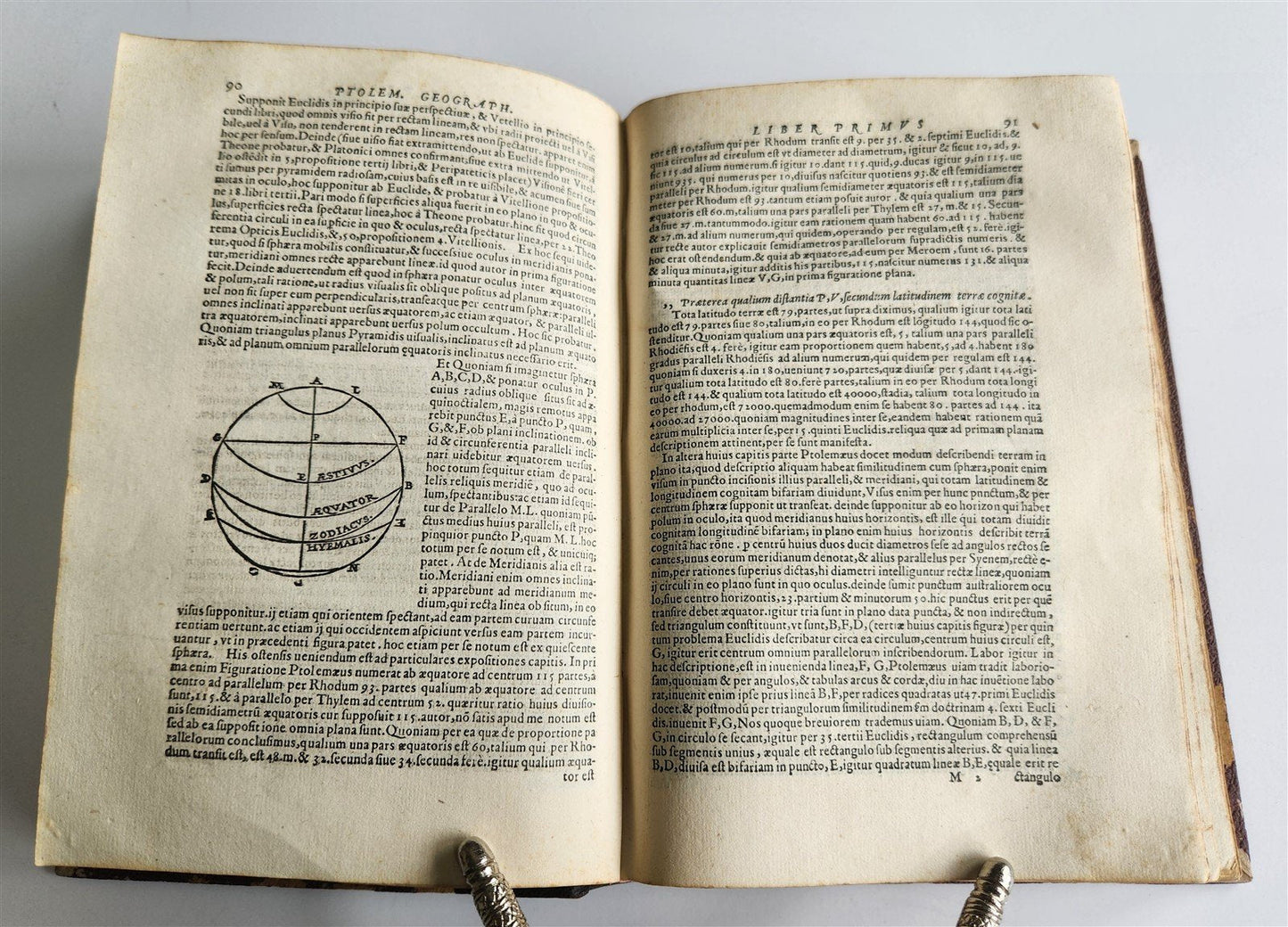 1562 PTOLEMY GEOGRAPHY antique GEOGRAPHIA CL. PTOLEMAEI ILLUSTRATED 16th CENTURY