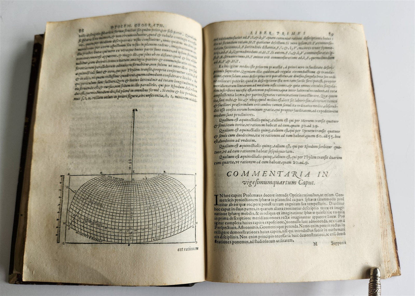 1562 PTOLEMY GEOGRAPHY antique GEOGRAPHIA CL. PTOLEMAEI ILLUSTRATED 16th CENTURY