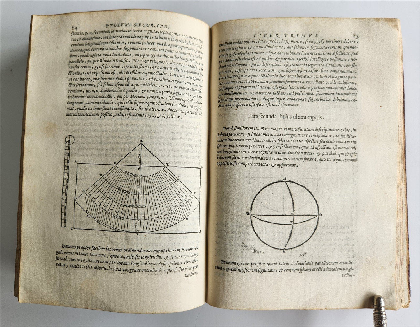 1562 PTOLEMY GEOGRAPHY antique GEOGRAPHIA CL. PTOLEMAEI ILLUSTRATED 16th CENTURY
