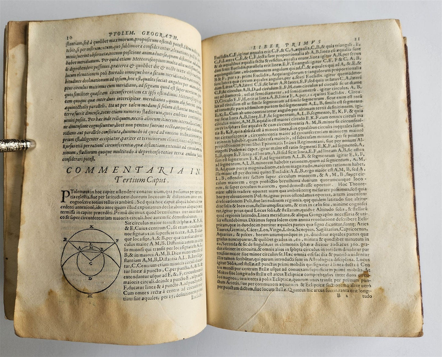 1562 PTOLEMY GEOGRAPHY antique GEOGRAPHIA CL. PTOLEMAEI ILLUSTRATED 16th CENTURY