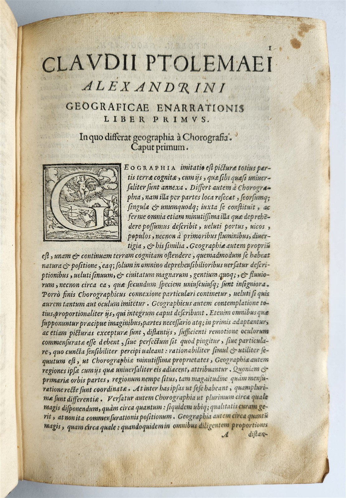 1562 PTOLEMY GEOGRAPHY antique GEOGRAPHIA CL. PTOLEMAEI ILLUSTRATED 16th CENTURY
