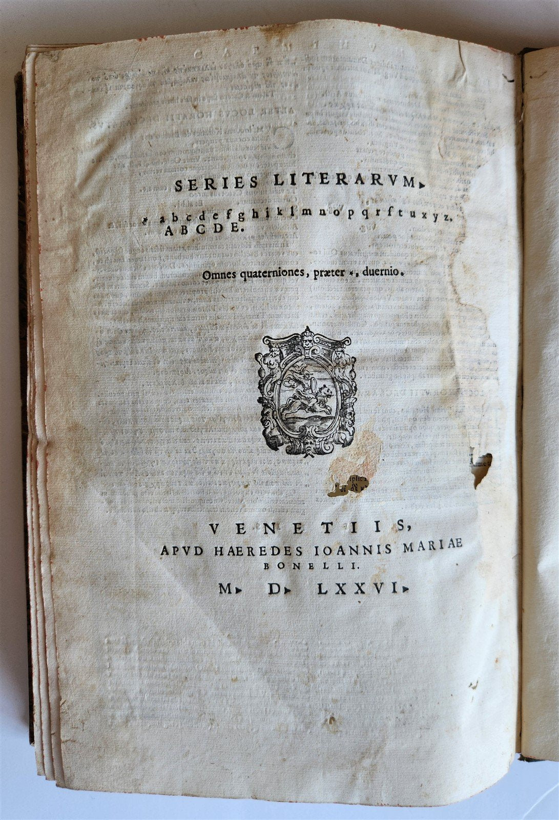1576 HORACE POETRY antique 16th century folio ILLUSTRATED