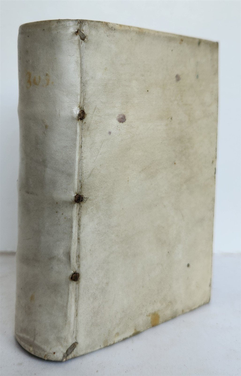1604 PROGYMNASMATA by Aphthonius of Antioch VELLUM BINDING antique