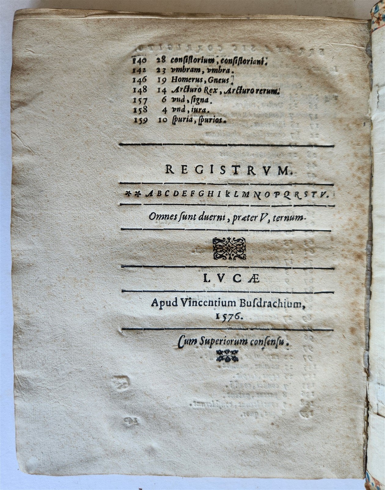 1576 POMPEO ROCCHI - COATS OF ARMS NOBILITY LAW antique De insignibus familiarum