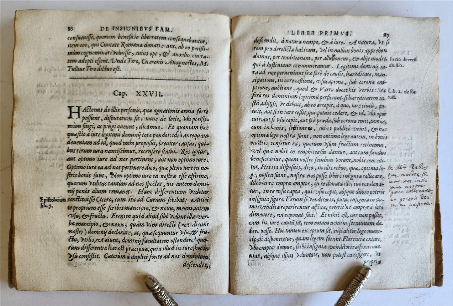 1576 POMPEO ROCCHI - COATS OF ARMS NOBILITY LAW antique De insignibus familiarum