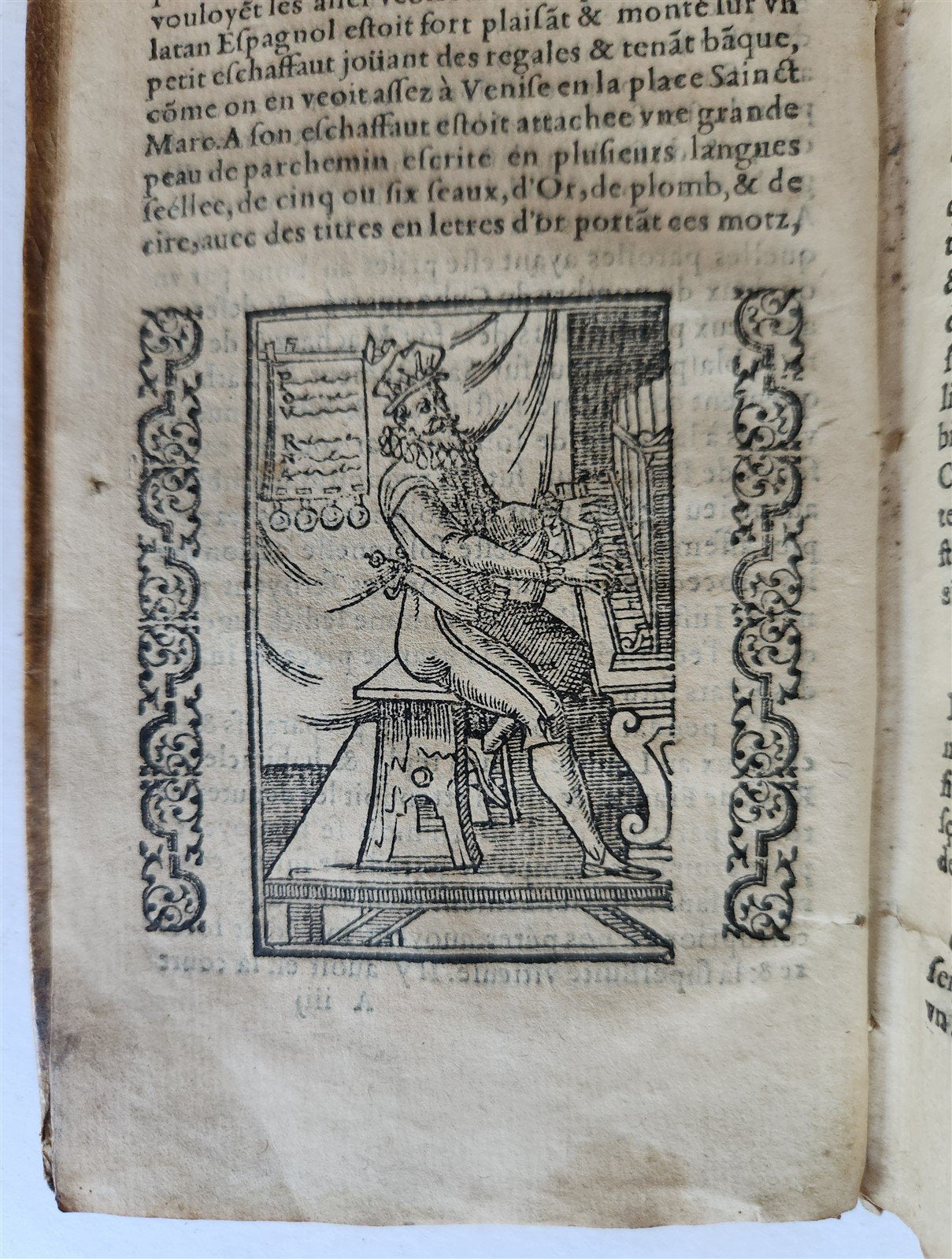 1595 SATYRE MENIPPEE ILLUSTRATED antique 16th CENTURY political & satirical work