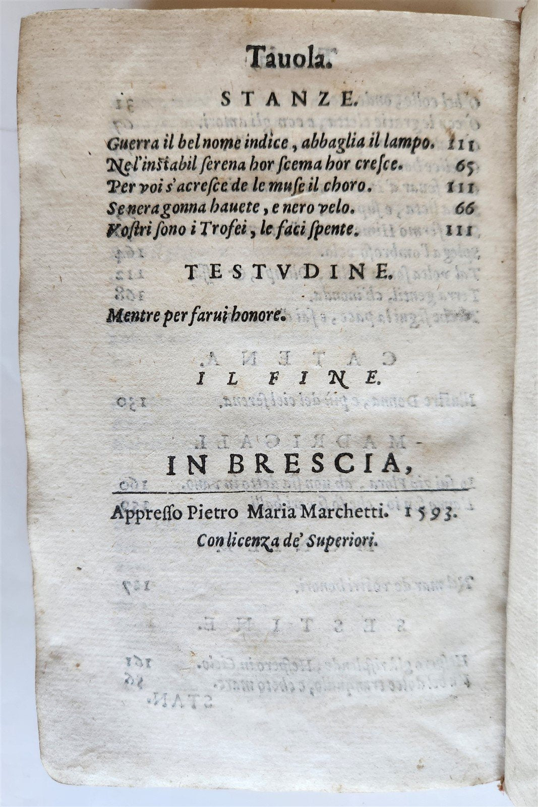 1592 POETRY by TORQUATO TASSO antique vellum bound 16th CENTURY