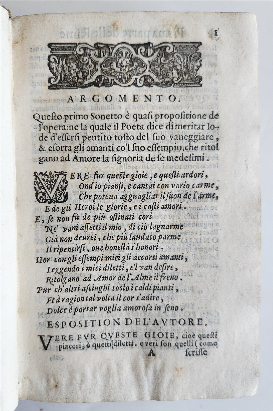 1592 POETRY by TORQUATO TASSO antique vellum bound 16th CENTURY