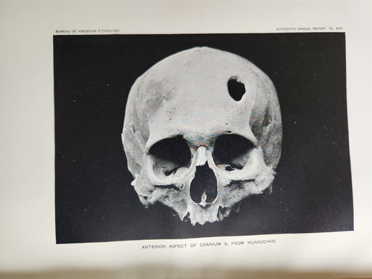 1894-95 AMERICAN ETHNOLOGY REPORT antique ILLUSTRATED