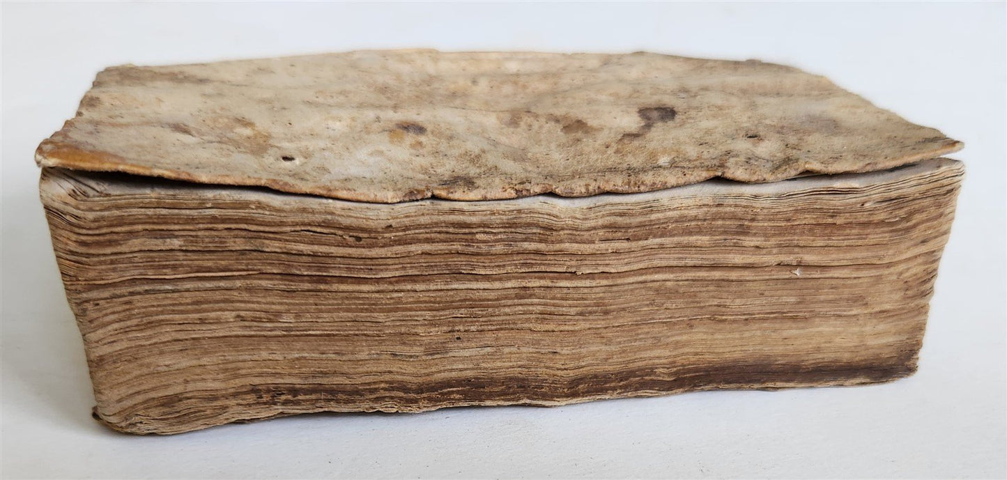 1590 HISTORY of WORLD'S RELIGIONS antique 16th CENTURY VELLUM BOUND