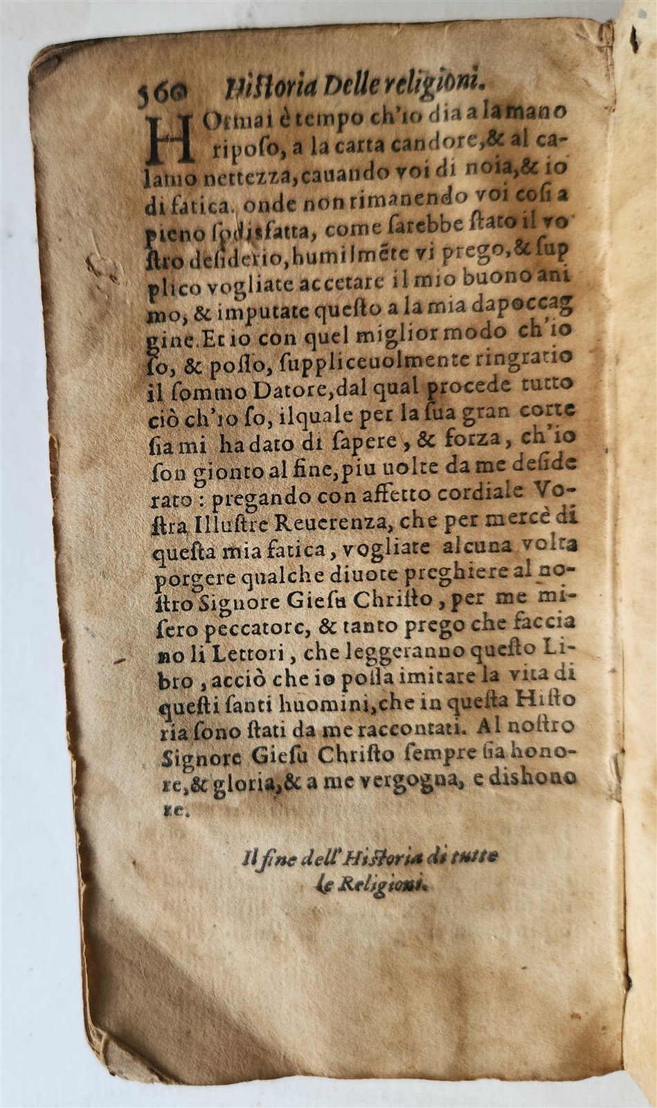 1590 HISTORY of WORLD'S RELIGIONS antique 16th CENTURY VELLUM BOUND