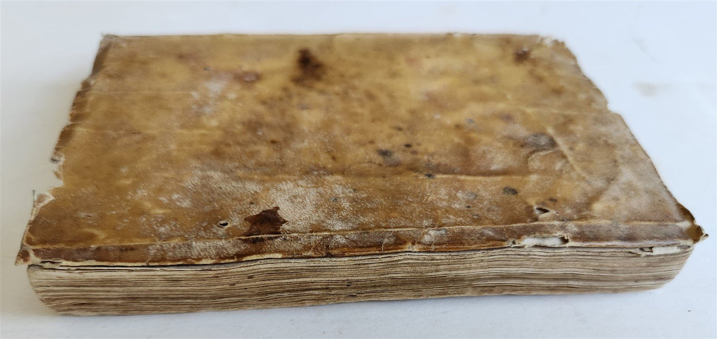 1572 METHOD of READING ABBREVIATIONS in CIVIL & CANON LAW antique VELLUM BOUND
