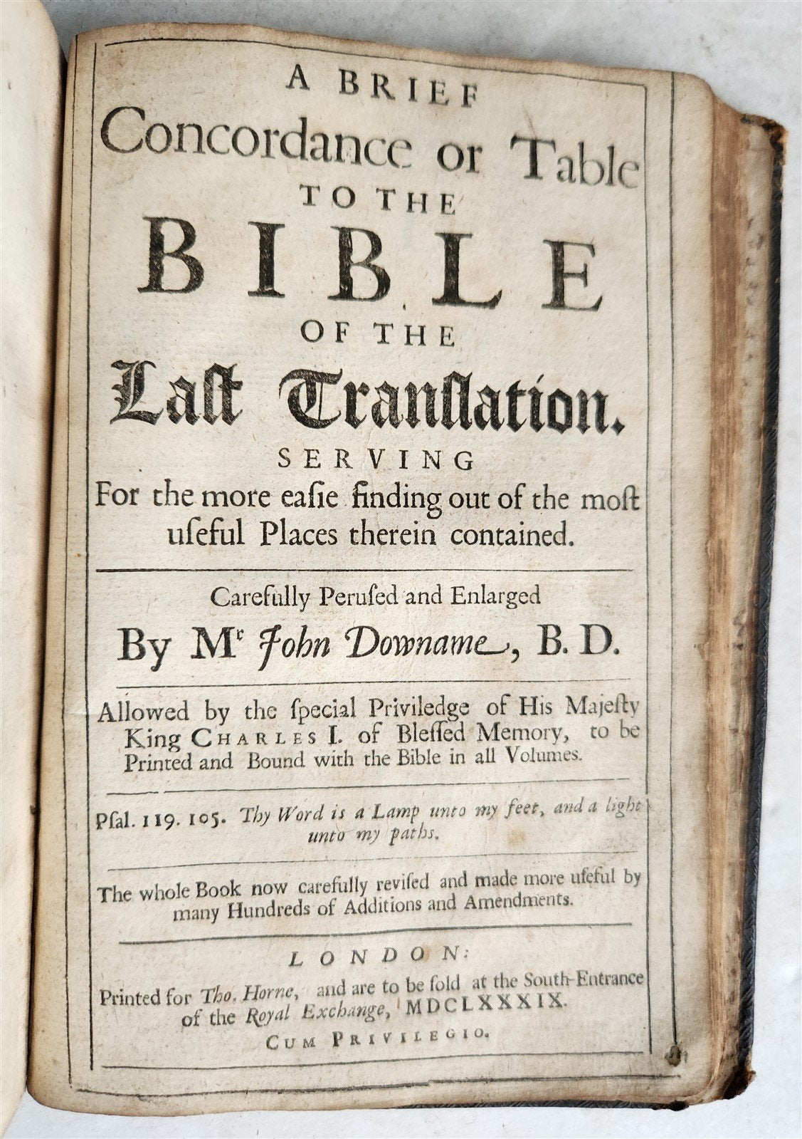 1660 BIBLE in ENGLISH OLD & NEW TESTAMENT by Henry Hills & John Field antique