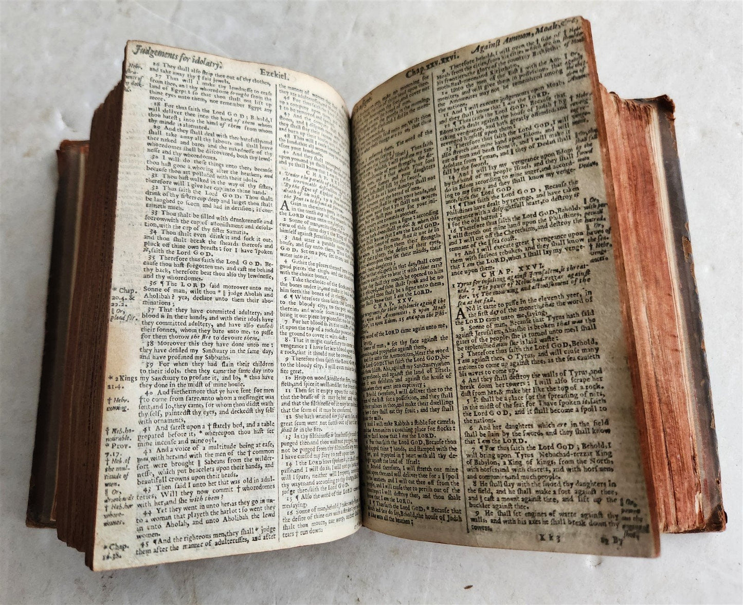 1638 BIBLE in ENGLISH OLD & NEW TESTAMENT by ROBERT BARKER antique w/PSALMS