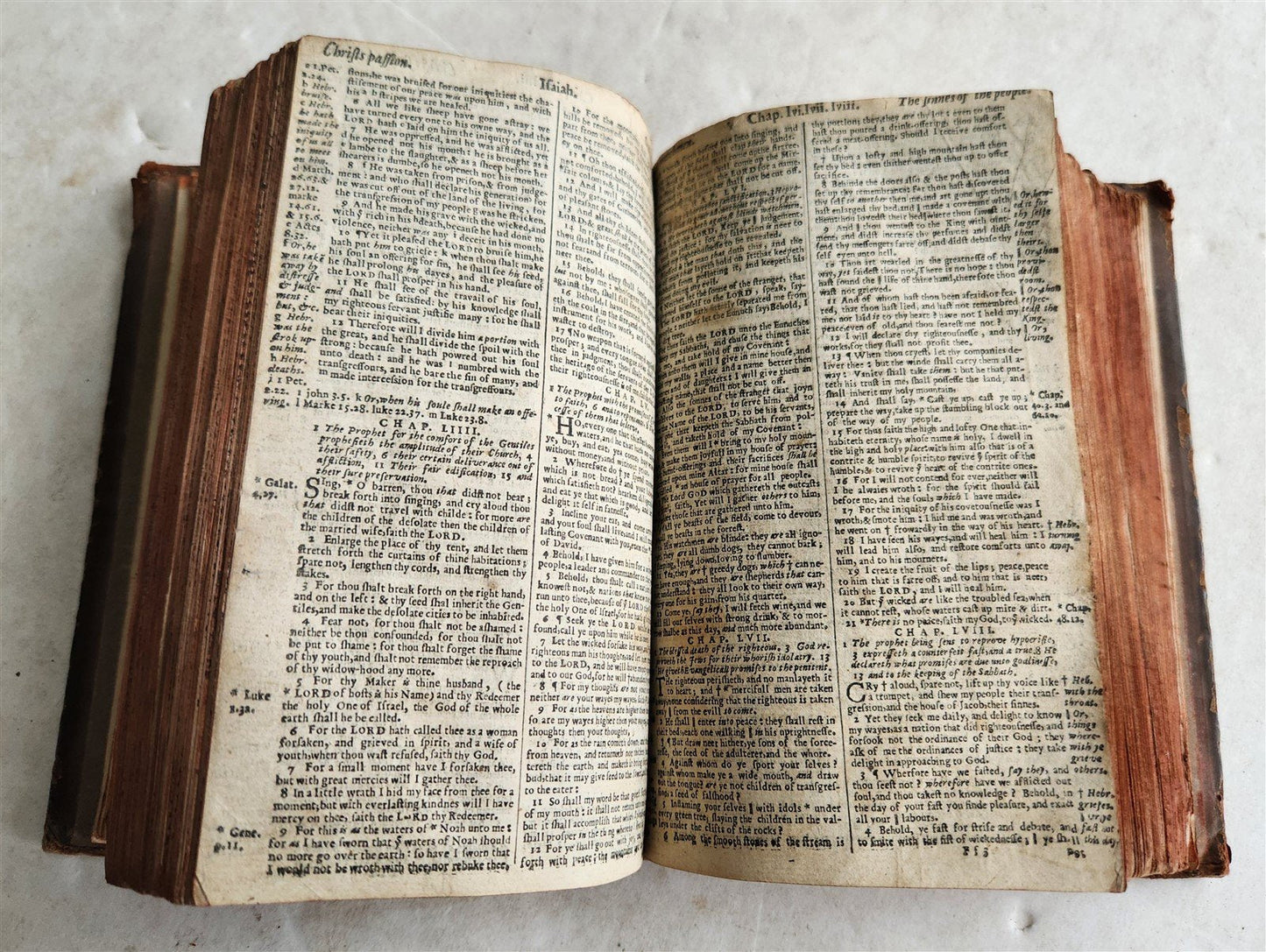 1638 BIBLE in ENGLISH OLD & NEW TESTAMENT by ROBERT BARKER antique w/PSALMS