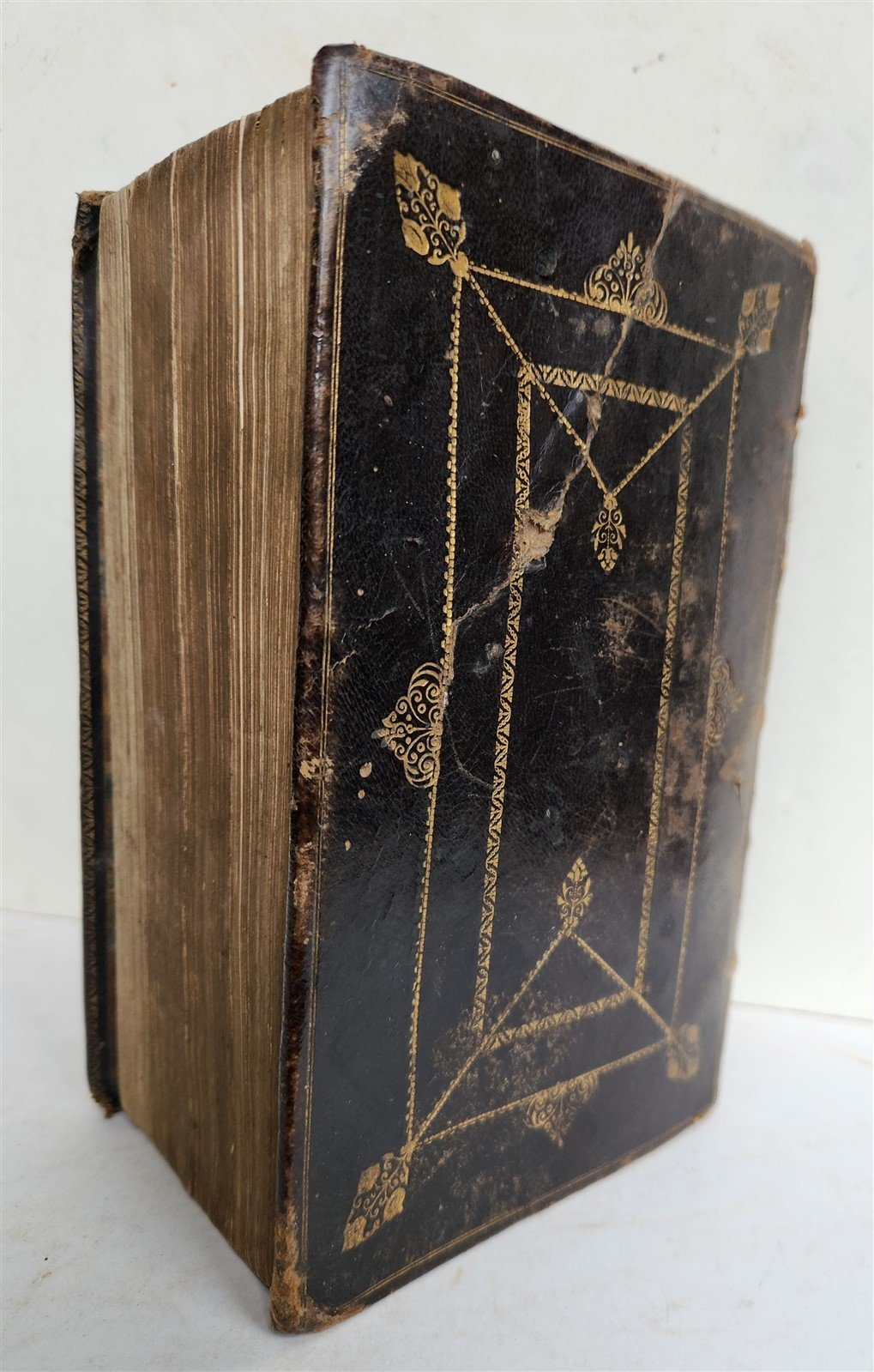 1699 BIBLE in ENGLISH OLD & NEW TESTAMENT antique Charles Bill & Thomas Newcomb