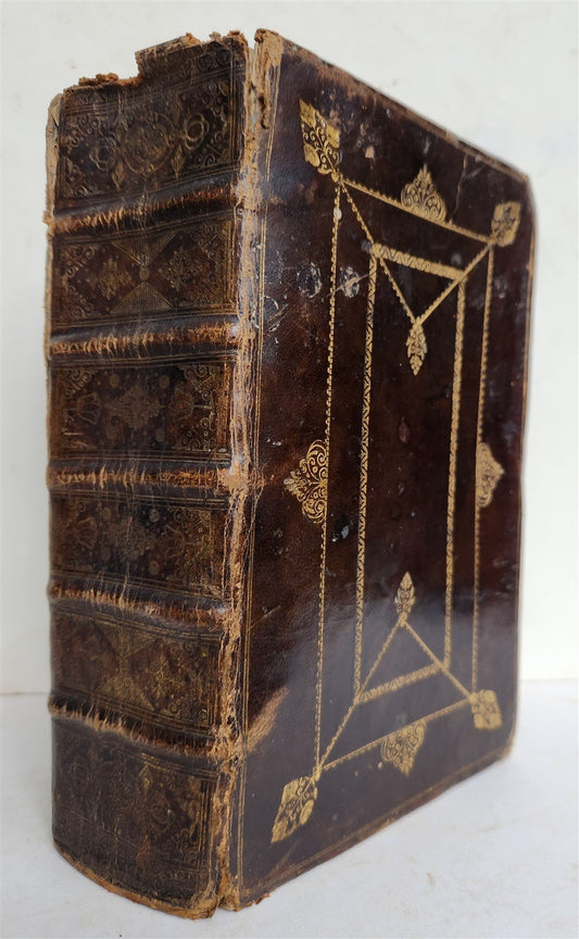 1699 BIBLE in ENGLISH OLD & NEW TESTAMENT antique Charles Bill & Thomas Newcomb