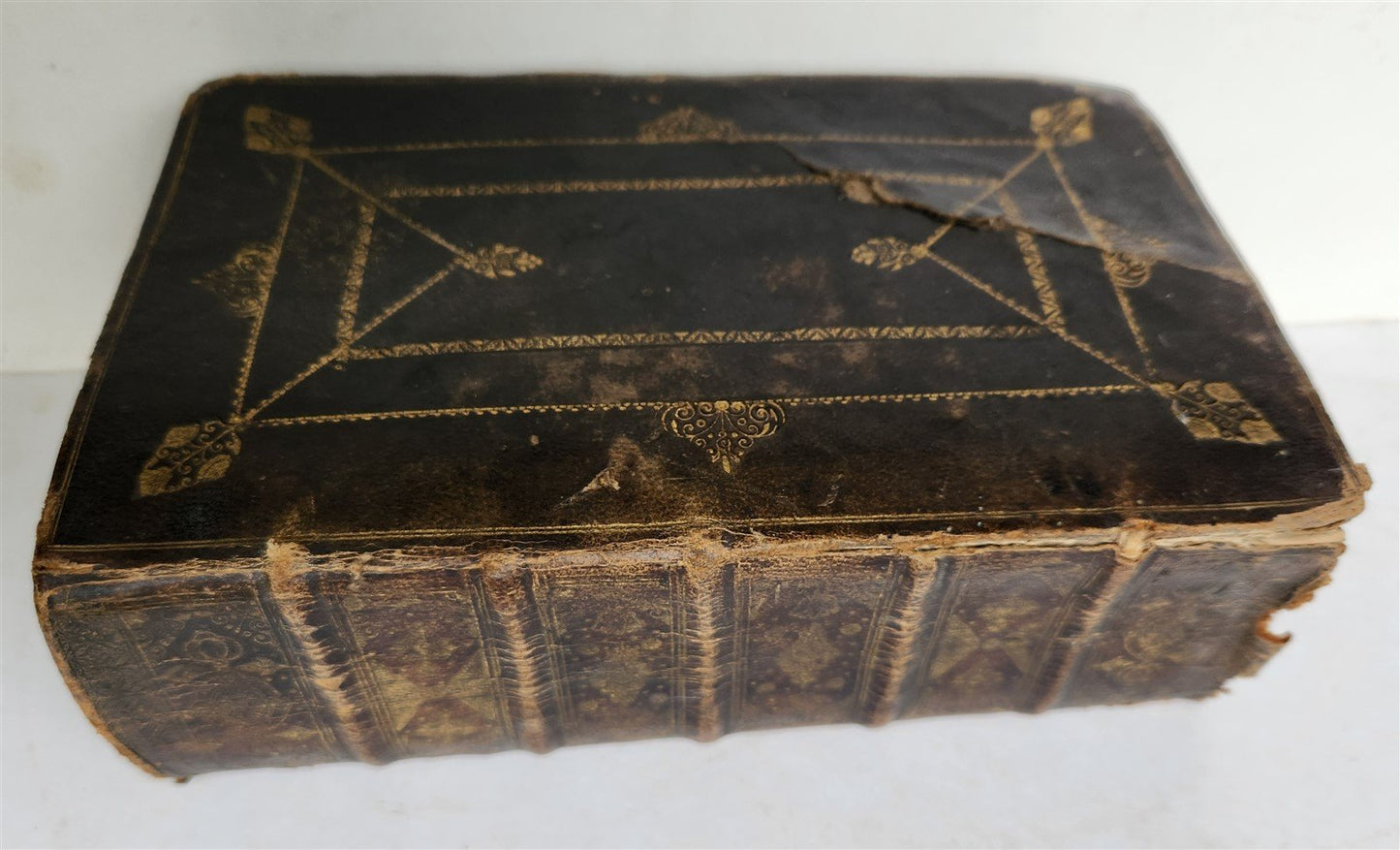 1699 BIBLE in ENGLISH OLD & NEW TESTAMENT antique Charles Bill & Thomas Newcomb