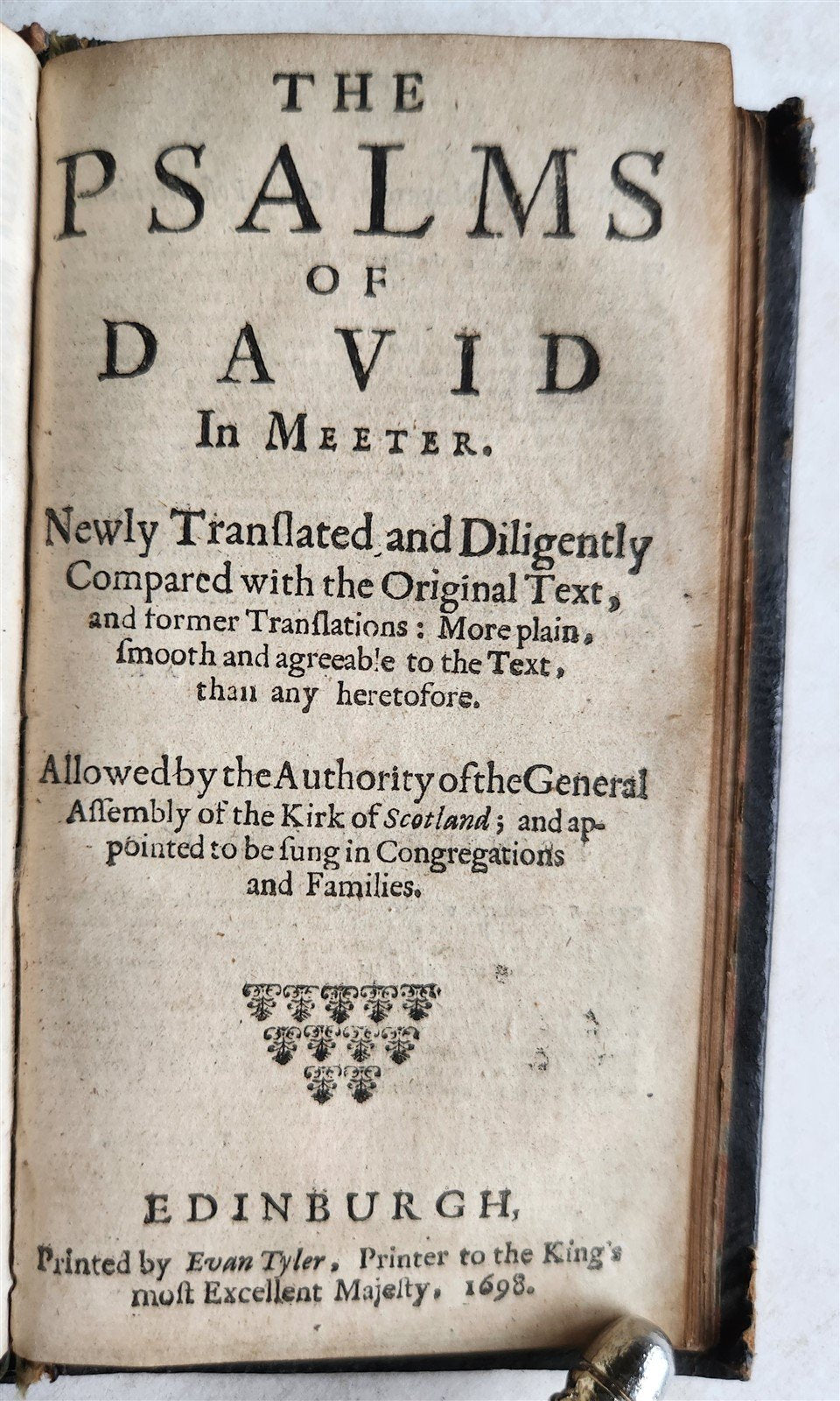 1699 BIBLE in ENGLISH OLD & NEW TESTAMENT antique Vol. II C. Bill & T. Newcomb