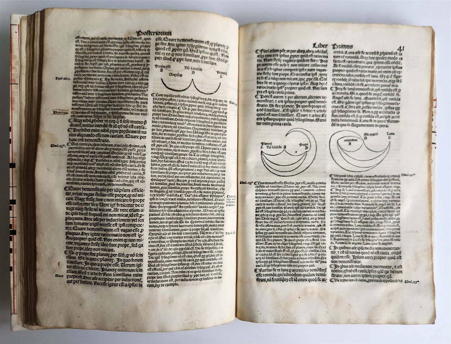 1526 POST-INCUNABULA ARISTOTLE & A.NIFO antique Posterior Analytics Commentary