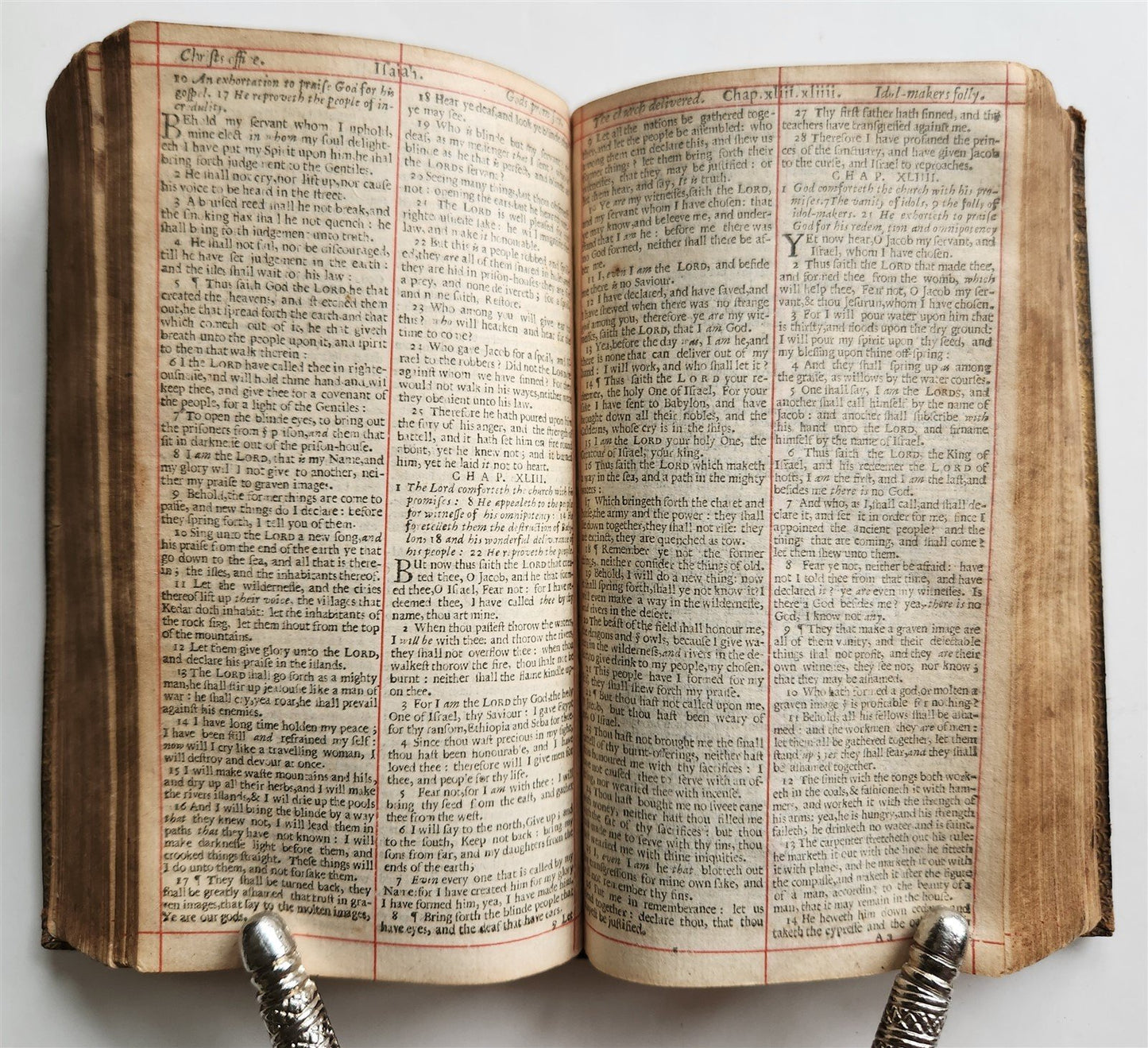 1653 BIBLE in ENGLISH King James antique ORIGINAL BINDING